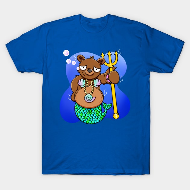 The Great and Mighty Merbear T-Shirt by LoveBurty